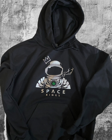 Metallic w/ Glitter Space Kings Logo Unisex Premium Hoodie