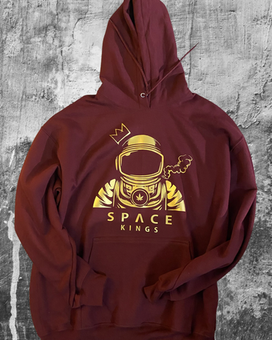 Gold Space Kings Logo Unisex Premium Hoodie